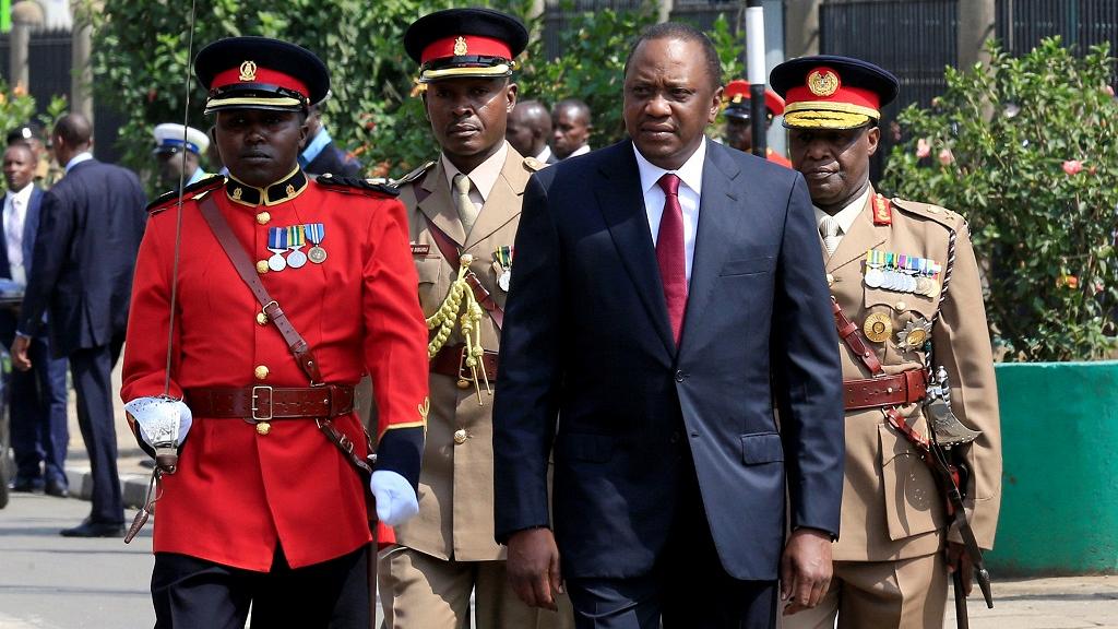 Kenyan President Uhuru Kenyatta opened parliament on Tuesday by warning against divisive and destructive politics